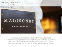 Tablet Screenshot of maisonry.com